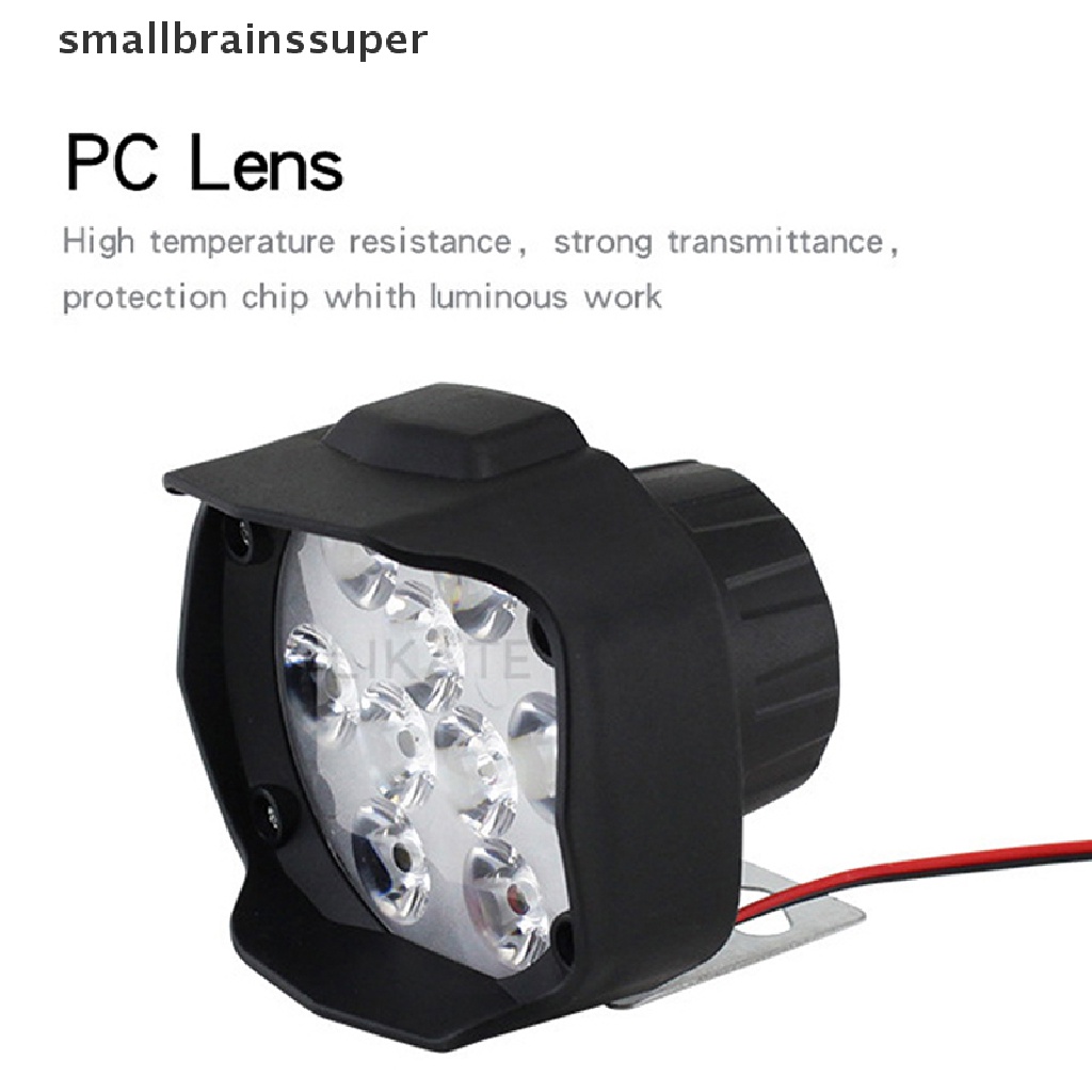 Đèn Pha Led 9 Bóng DC 9V-85V / 12V 15W 1500LM Có Công Tắc Dành Cho Xe Mô Tô