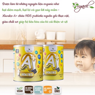 Sữa Công Thức Thực Vật Hữu Cơ Miwako A+ 400g x 1 Hộp - Miwako Official Store