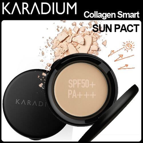 auth 100% Phấn phủ Karadium collagen smart sun pact  -cosmetic999