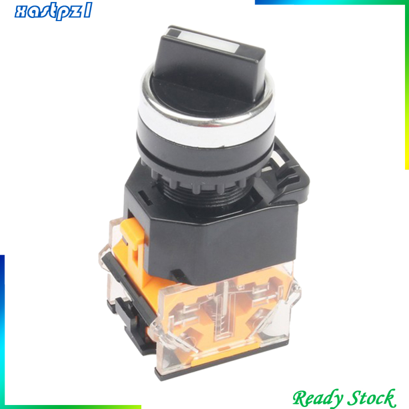 Công Tắc Nút Nhấn 3 Vị Trí 2no 10a 380v La38-20 X 3