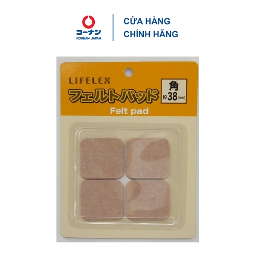 Miếng lót chống trượt chân bàn ghế KOHNAN LFX01 vải nỉ giảm tiếng ồn và trầy xước