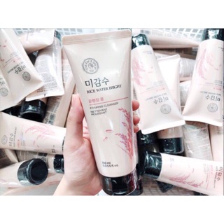 SỮA RỬA MẶT chiết xuất gạo THE FACE SHOP. RICE WATER BRIGHT CLEANSING FOAM