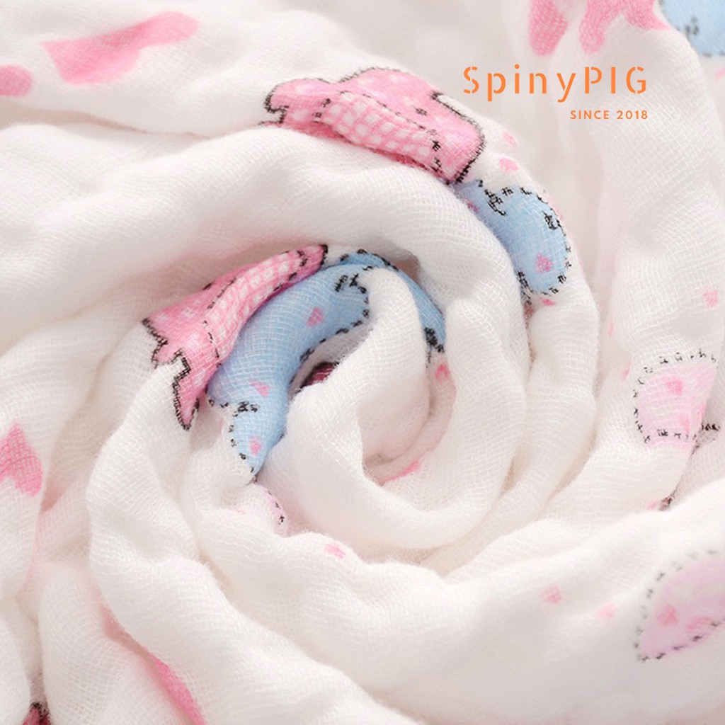 Khăn xô tắm cho bé 6 lớp 100% Cotton đa năng siêu mềm và siêu thấm