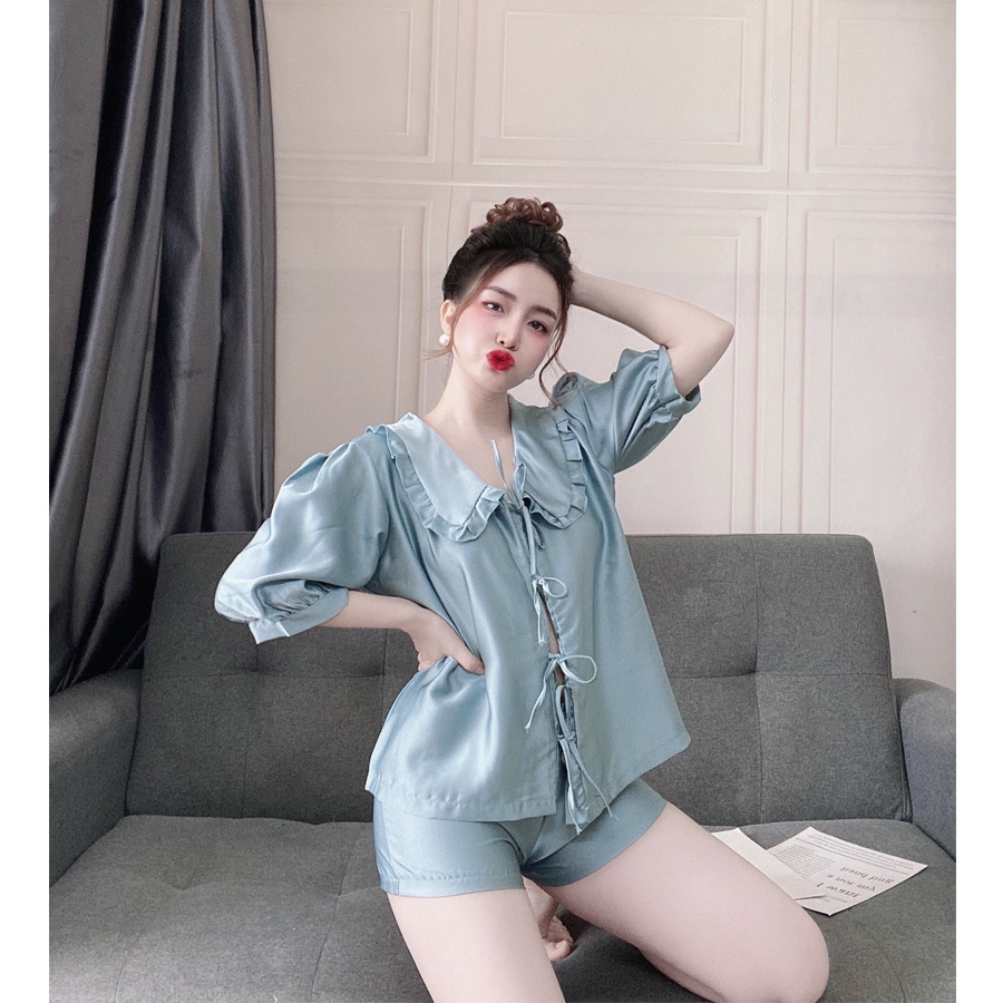 Đồ ngủ nữ sexy gợi cảm cao cấp lụa satin Shutino SA36 | BigBuy360 - bigbuy360.vn