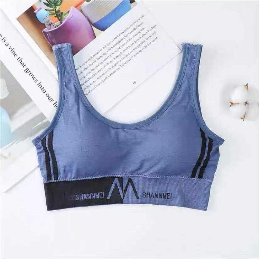Áo Lót Nữ Cotton Nâng Ngực Khoét Lưng, Áo Bra Thể Thao Thấm Hút Mồ Hôi Tốt - 3384
