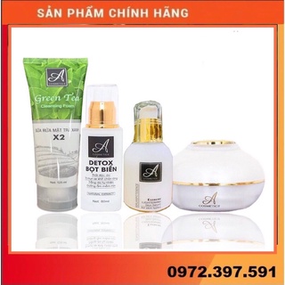 Bộ sản phẩm chăm sóc da mặt Acosmetic (sửa rửa mặt, detox, serum, face pháp)