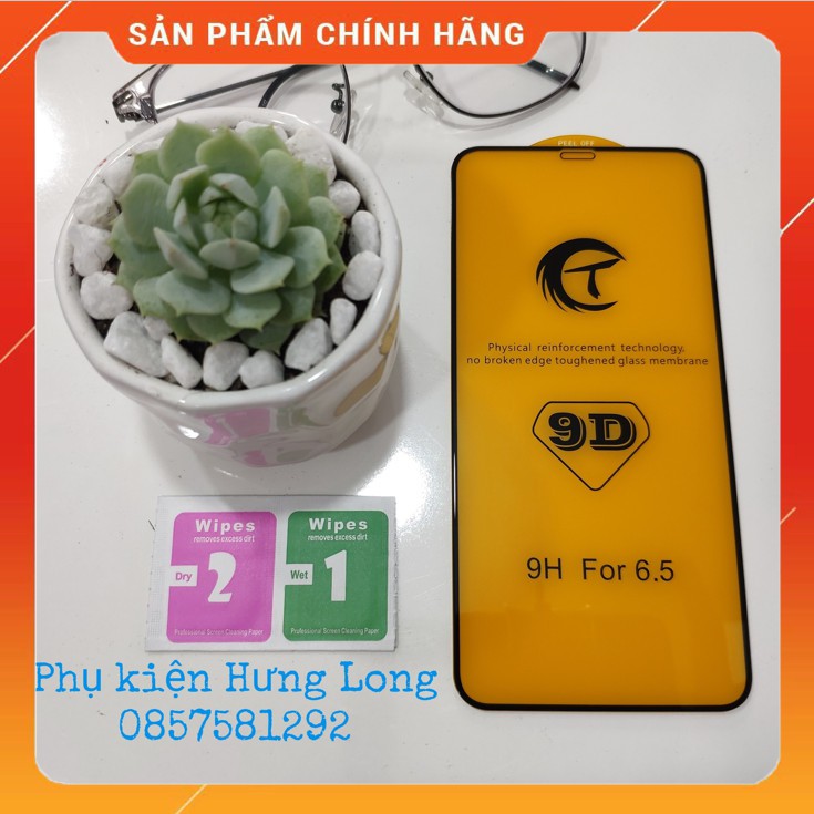 Kính Cường Lực 9D chữ T Iphone Full Màn Hình