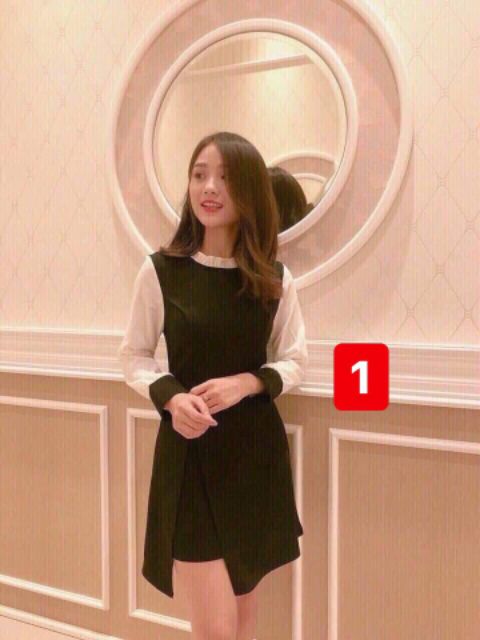 Đầm phối lưới tay, đầm dự tiệc sang trọng | BigBuy360 - bigbuy360.vn