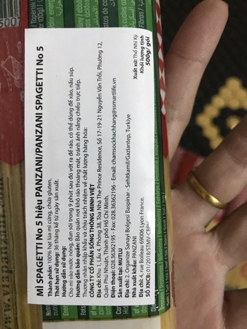 Mỳ Panzani Spaghetti 500g date 2024