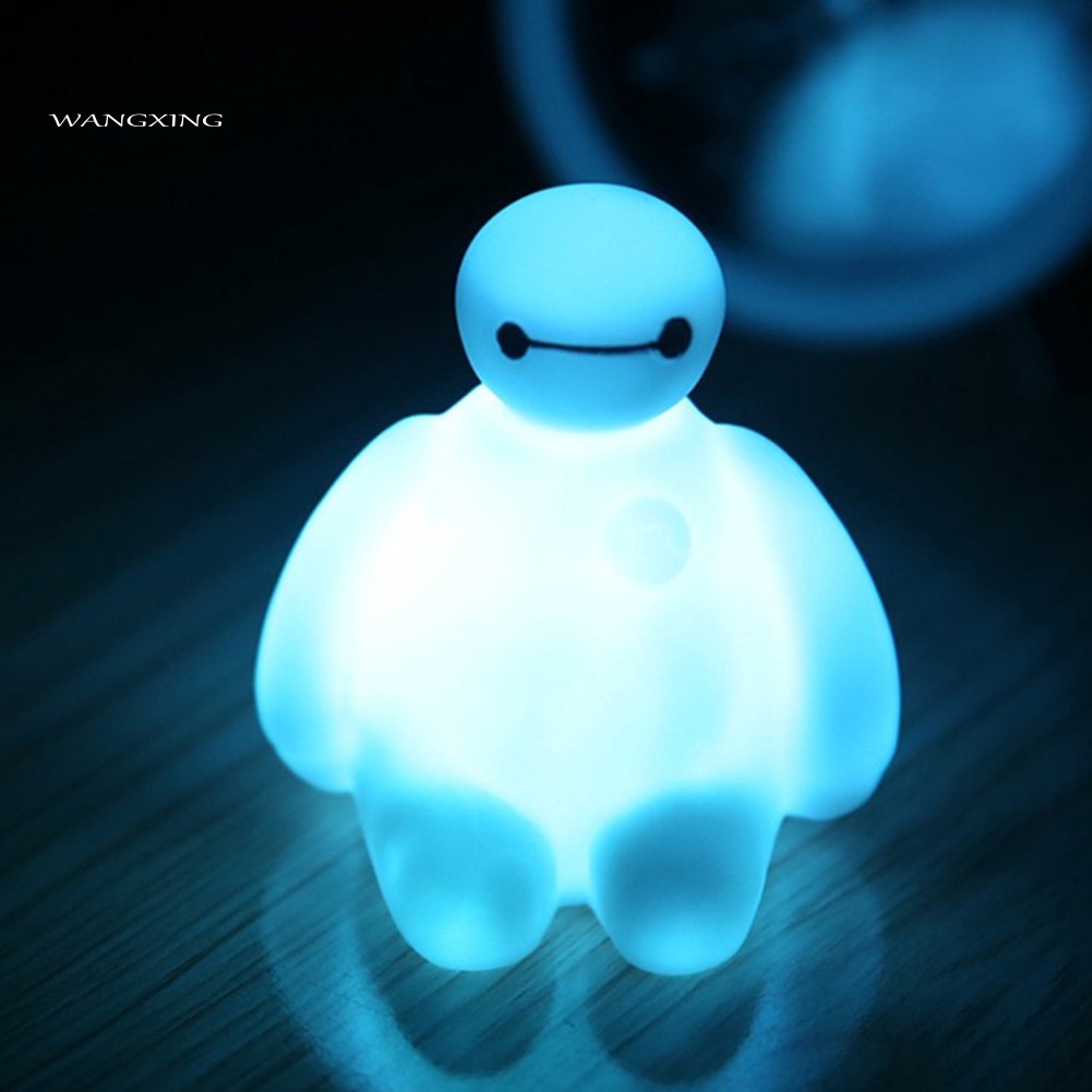 Đèn ngủ bóng LED đổi màu hình Baymax cho phòng ngủ bé