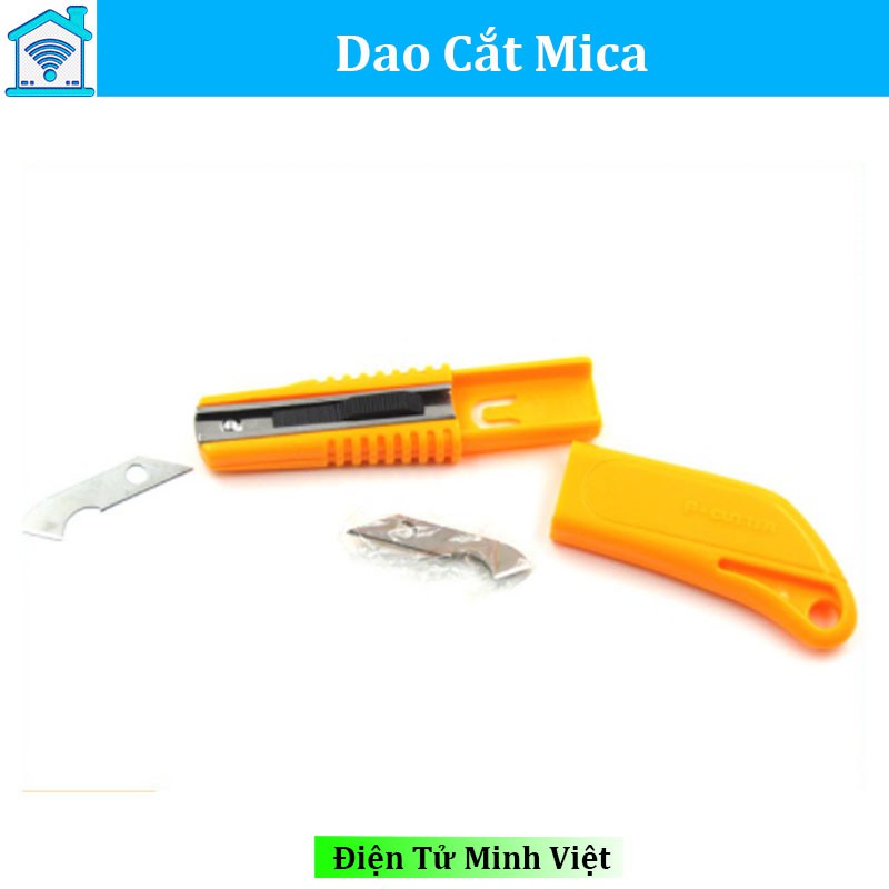 Dao Cắt Mica Giá Rẻ - Tặng Kèm 02 Lưỡi Dao