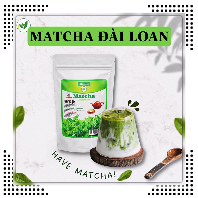 Bột Matcha Neicha 100gr/ NGUYÊN LIỆU PHA CHẾ ĐỒ UỐNG, LÀM BÁNH, LÀM KEM.