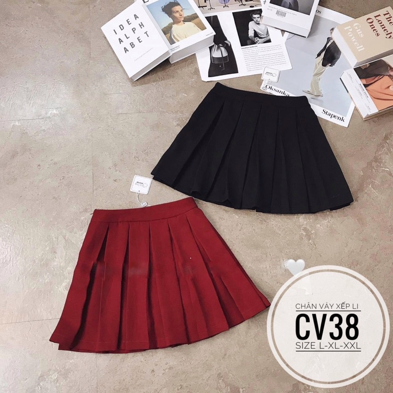 BIGSIZE Chân váy xếp li CV38
