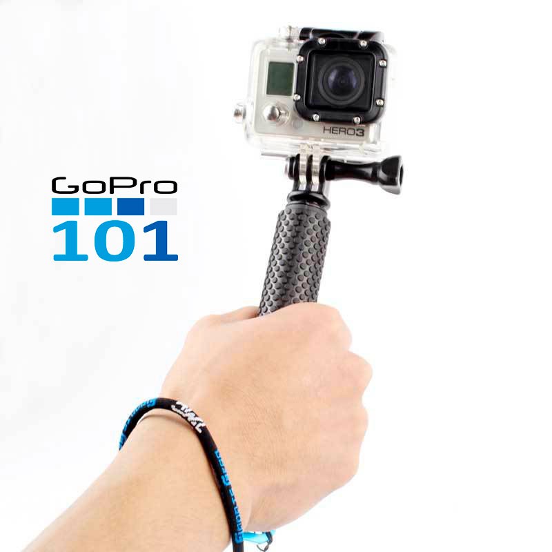 Gậy chụp ảnh cầm tay kéo dài 50cm cho máy quay hành trình Gopro, Sjcam, Xiaomi - Gopro101 - inoxnamkim