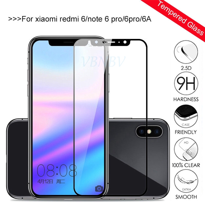 Kính Cường Lực 9h Bảo Vệ Toàn Màn Hình Cho Xiaomi Redmi Note 10 Pro 9S 8T 9 8 7 6 5 Pro 5A 4 4X