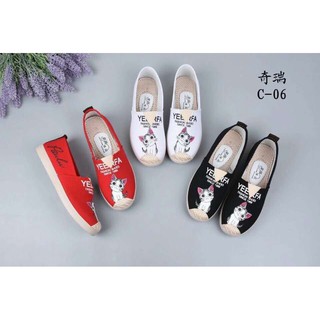 SLIP ON GIÀY MÈO ĐEN - QUẢNG CHÂU