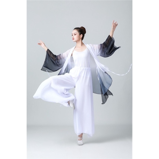 Bộ đồ múa cổ trang cao cấp dạng quần váy ( sẵn )