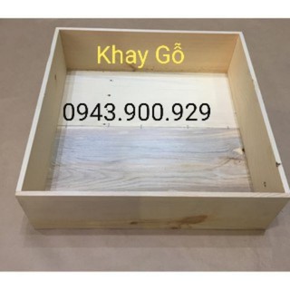 Combo 5 Khay gỗ 25cm*35cm đựng hoa quả, đựng quà lễ tết