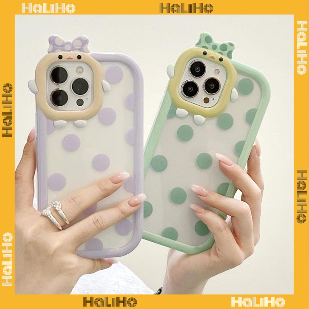 iPhone Case Silicone Soft Case Clear Case Airbag Shock Resistant Protection Camera Smooth Feel Colorful Dot Compatible For iPhone 11 Pro Max 13 Pro Max 12 Pro Max 7Plus xr XS Max