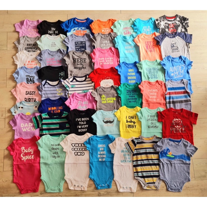 Body chip, bodysuit ngắn tay cho bé Carter’s CAMBODIA. HÀNG LỌAI 1 ĐẸP BAO LỖI