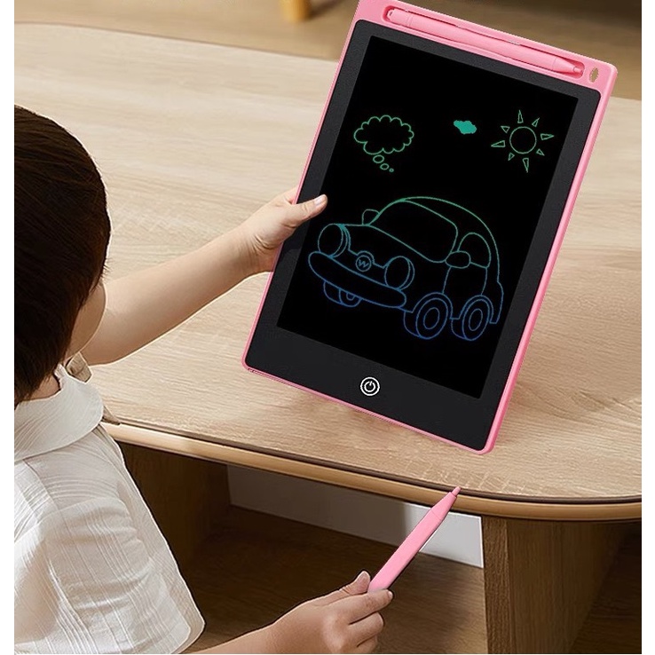 Bảng viết vẽ điện tử LCD kèm bút và sẵn pin, ipad,bảng tự xóa, máy tính bảng đồ họa