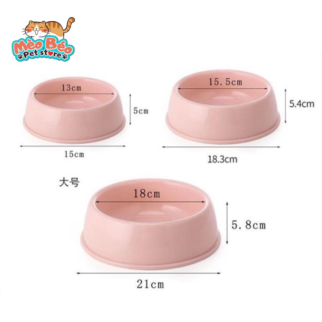 Bát ăn nhựa cho chó mèo -  loại đẹp
