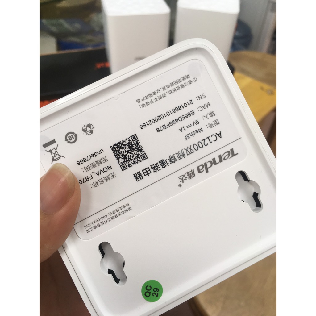 Tenda Nova MW3 AC1200 Pack 3 - Hệ thống ghép nối 3 router MW3 cho vùng phủ sóng rộng 300m2 hàng mới