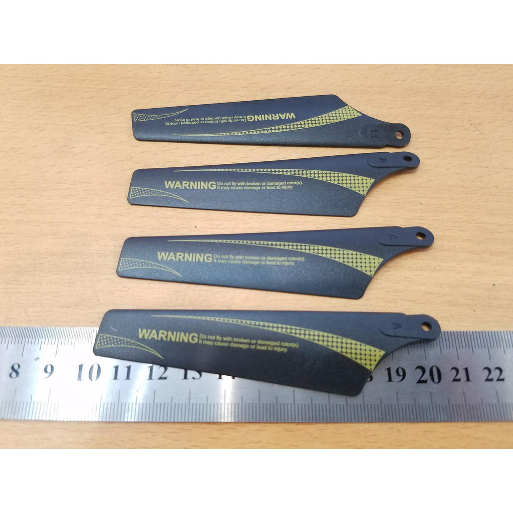 Xuongpinoto Bộ cánh quạt máy bay trực thăng YD-218 dài 10.5cm ,hàng mới 100%