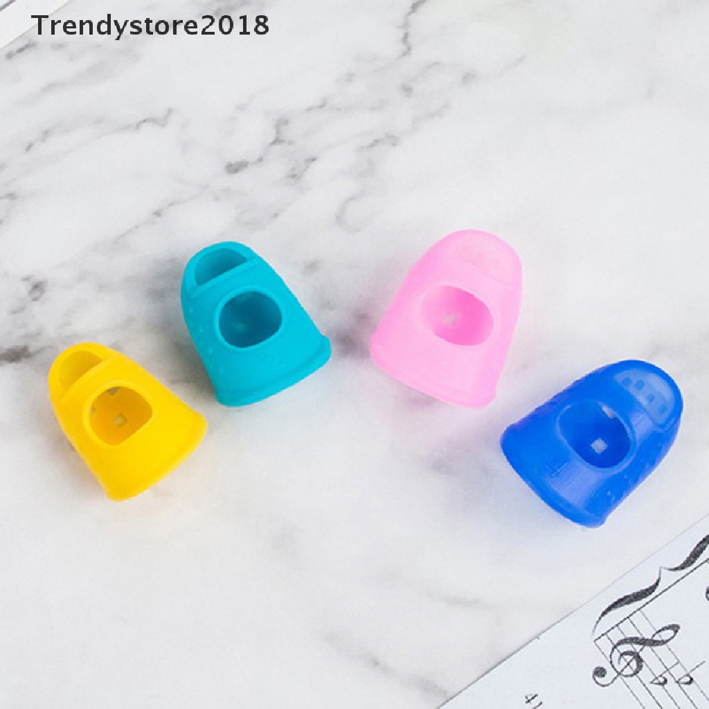 5 miếng bọc ngón tay bằng silicon chống đau cho đàn guitar thời trang 2018