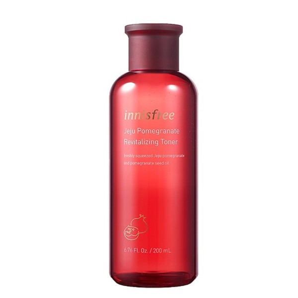 Nước Hoa Hồng Làm Sáng Da, Ngăn Ngừa Lão Hóa Chiết Xuất Từ Lựu Đỏ Innisfree Jeju Pomegranate Revitalizing Toner 200ml