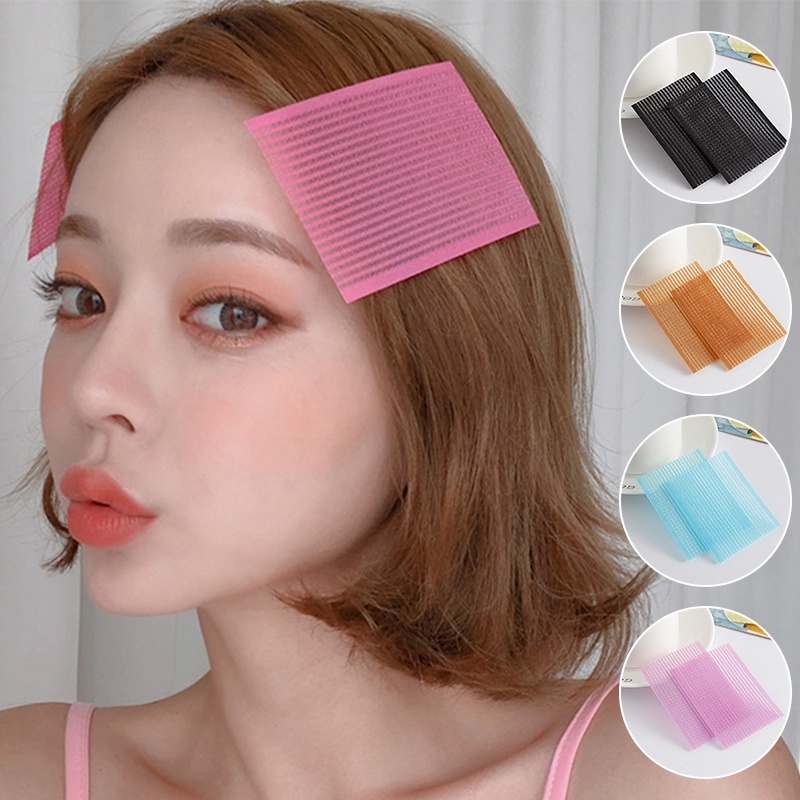 Combo 2 Miếng dán tóc mái giữ tóc trang điểm, miếng dán tóc tự dính tiện lợi