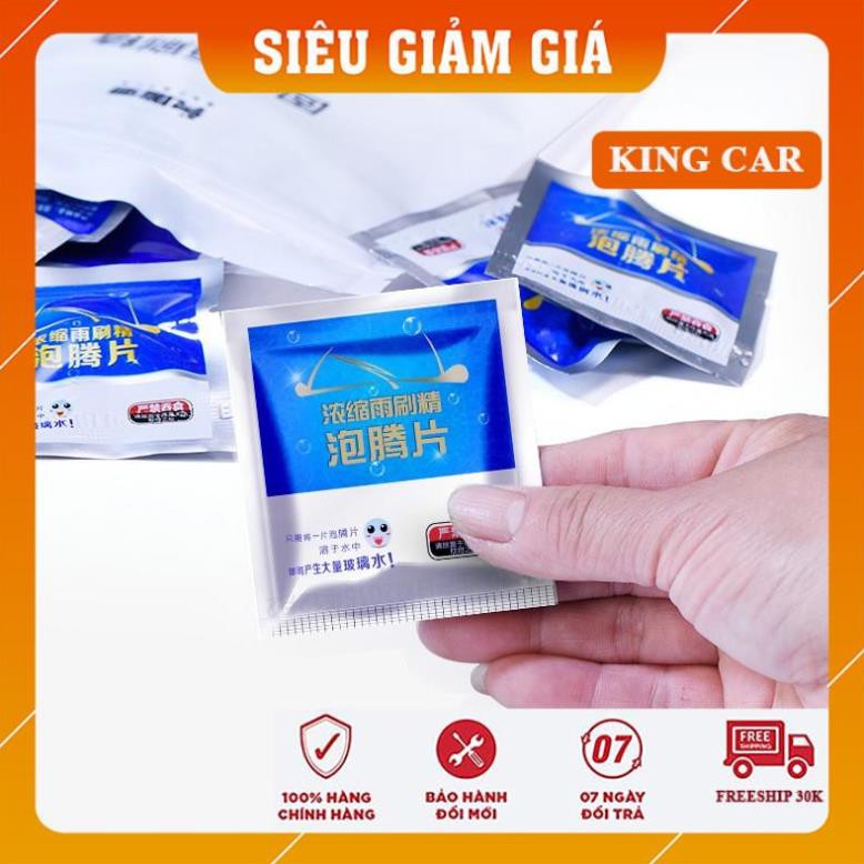 Viên sủi rửa kính xe ô tô, viên pha nước rửa kính xe hơi siêu sạch (1 Viên)(1 viên = 4L) - Shop KingCar