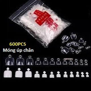 Móng úp chân hàn quốc 600 móng
