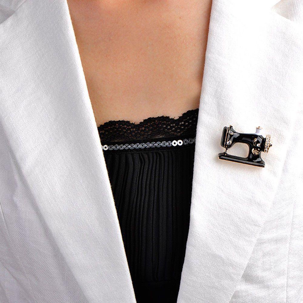 [COD] Sewing|Brooch Cute Pin Women Accessories for Suit Black