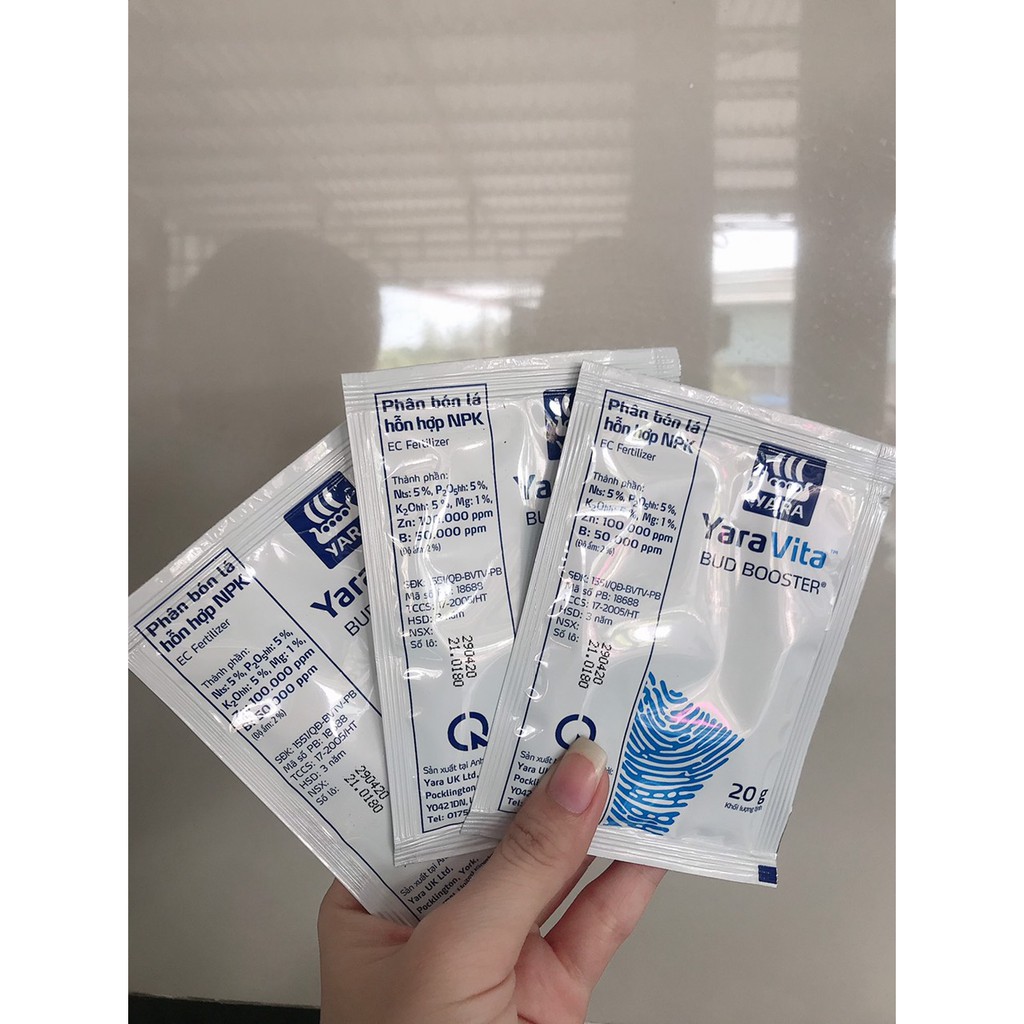 Bud booster gói 20gr phân bón lá Yara vita