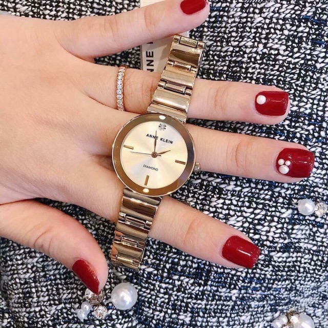 Đồng hồ nữ ANNE KLEIN model AK/2434RGRG tone rose gold sang trọng | BigBuy360 - bigbuy360.vn