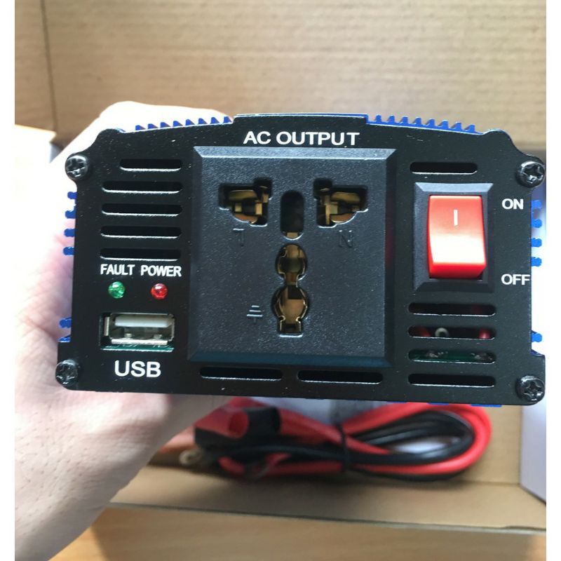 Bộ Kích Điện 12v Lên 220v, Kích Điện 12v Lên 220v Sin Chuẩn 1200w, Siêu Mạnh Siêu Bền Bảo Hành 2 Năm