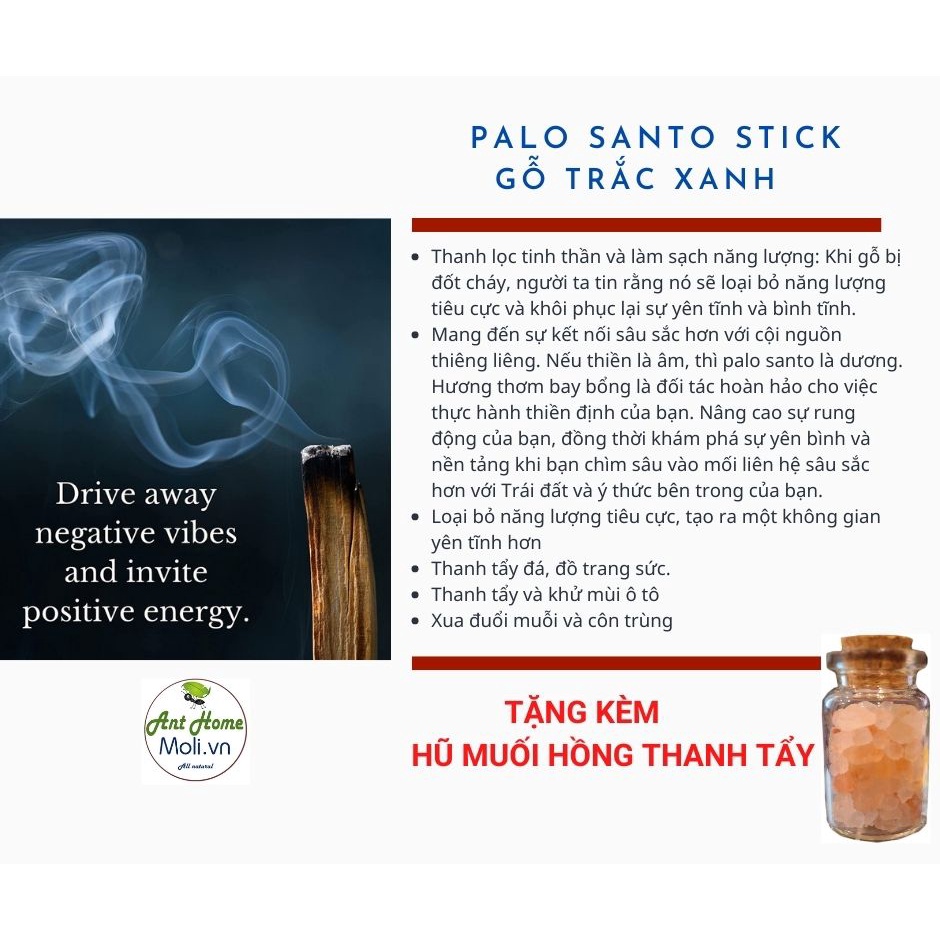 Combo 5 thanh palo santo KÈM QUÀ TẶNG