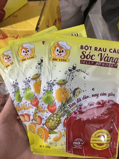 Bột rau câu dẻo giòn gói 12g