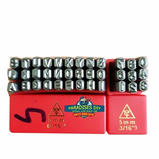 Đục chữ và số, Bộ đục chữ và số 5mm hãng YC cao cấp