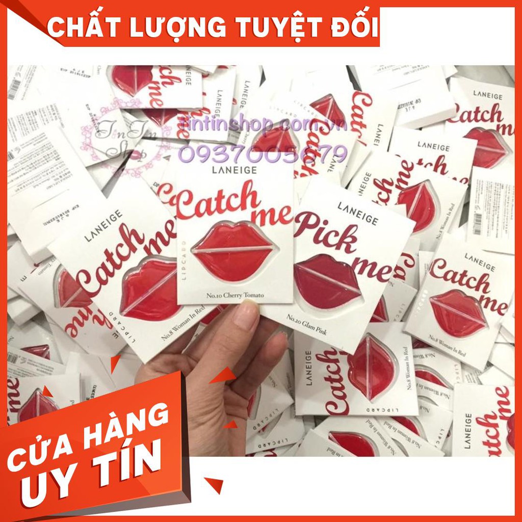[FREE SHIP] COMBO 2 VĨ SAMPLE SON LIP CARD