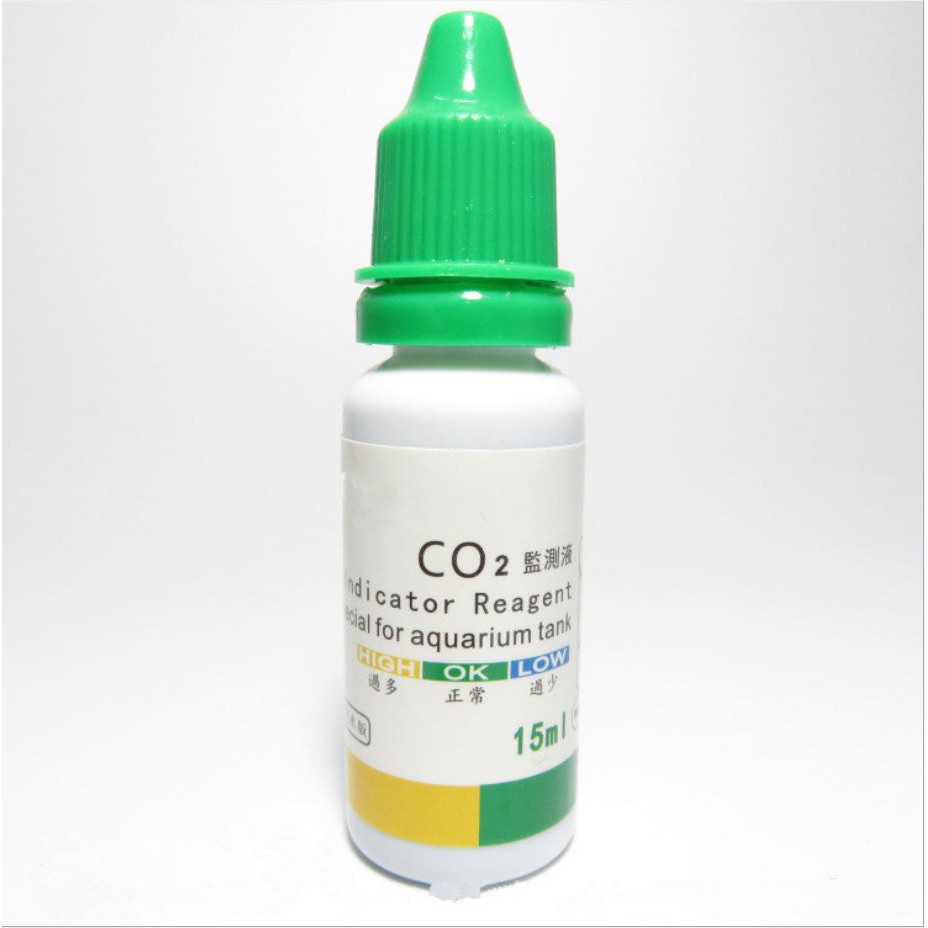 CO2 Drop Checker | Bộ Tets CO2 Treo Thành Bể - Kiểu Ngón Tay [Phễu + Dung dịch] | Bộ Kiểm Tra Nồng Độ CO2 Cho Bể Thuỷ Si