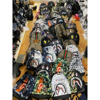 [FreeShip] BALO BAPE, Balo phản quang 3D. Cặp đi học [Ảnh thật 100%]