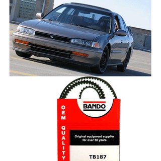 Dây curoa kéo trục cam Honda Accord 92 93 đai truyền động cốt puli tổng chính động cơ máy xe hơi ô tô tb187 Bando 90 91