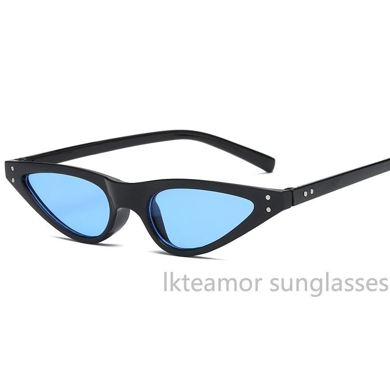 Kính mát mắt mèo hình tam giác thời trang vintage cho nữ