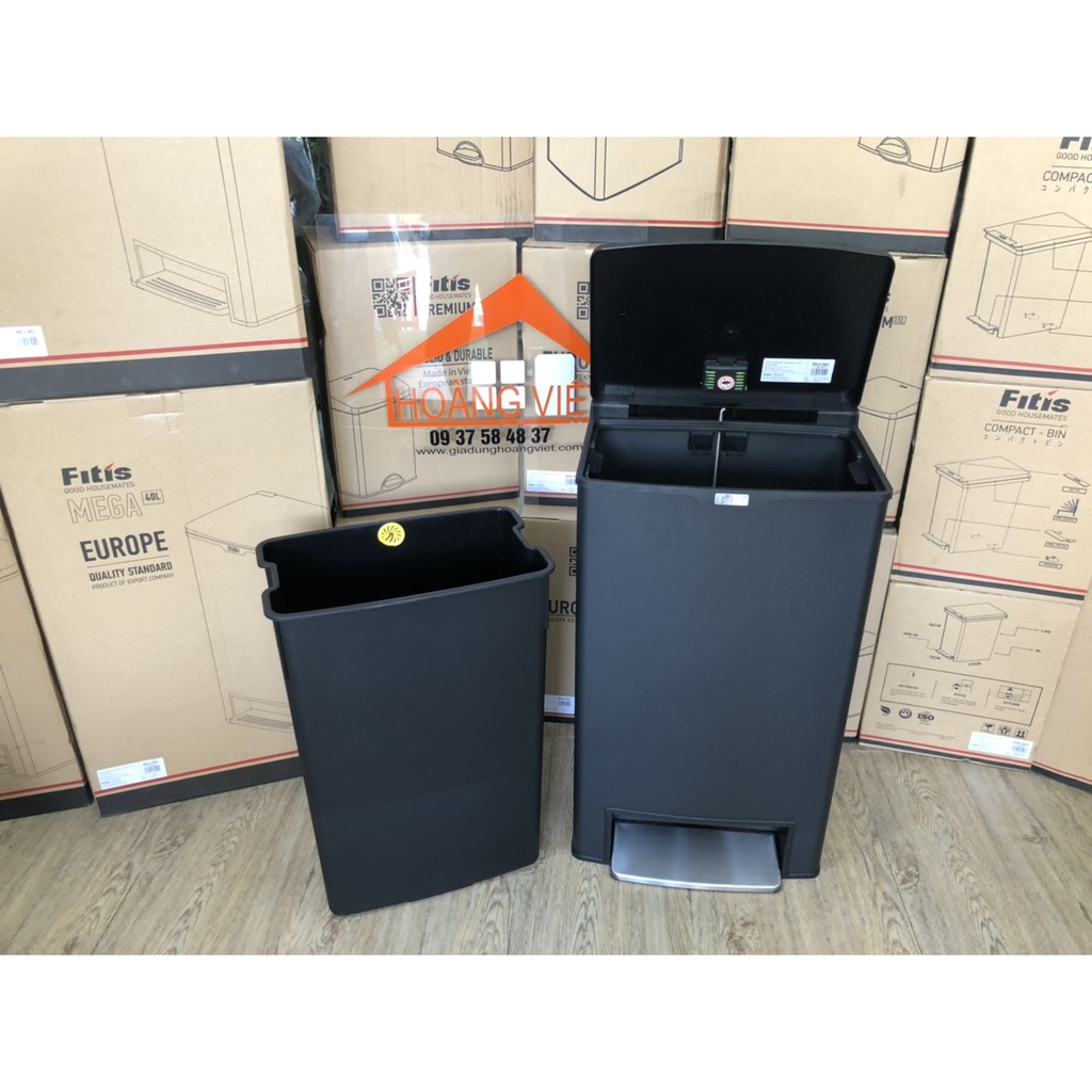 Thùng Rác Fitis Mega 40 Lít Giao Grab HCM