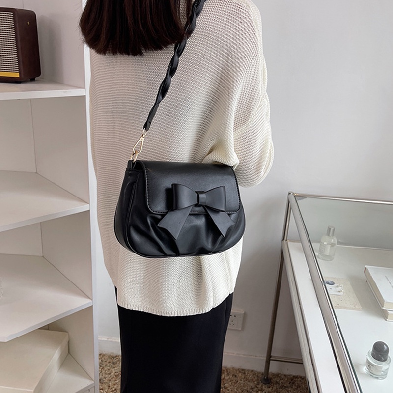 Túi Đeo Chéo Có Nơ Nhiều Màu Sắc Phong Cách Hàn Quốc Dễ Phối Đồ Dành Cho Nữ