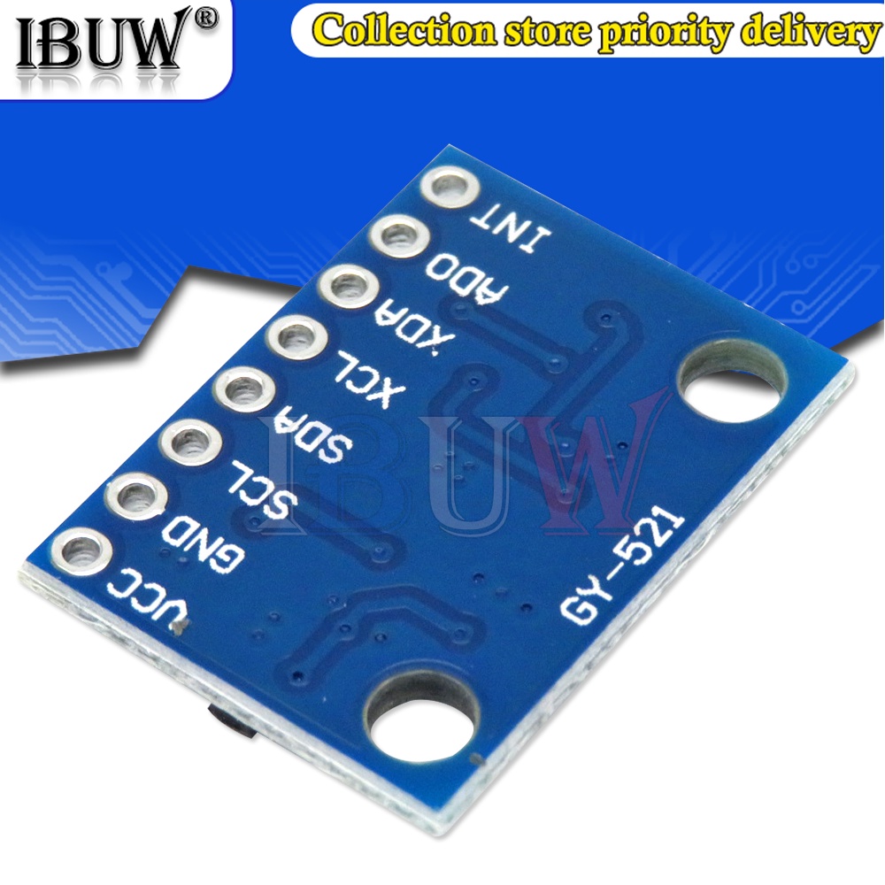 1 Mô Đun Cảm Biến Xoay 3 Trục GY-521 MPU-6050 MPU6050 + Mô Đun 3 Trục