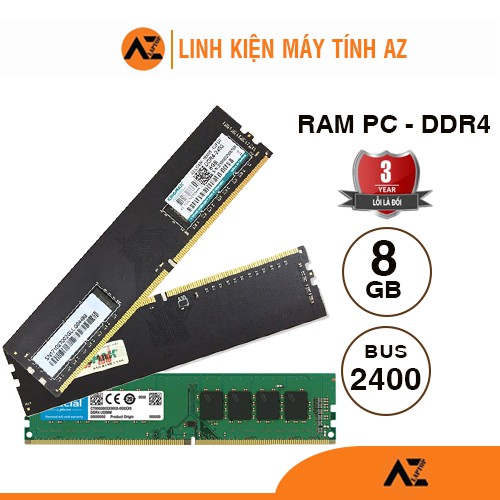 Ram PC DDR4 8GB BUS 2400 chính hãng