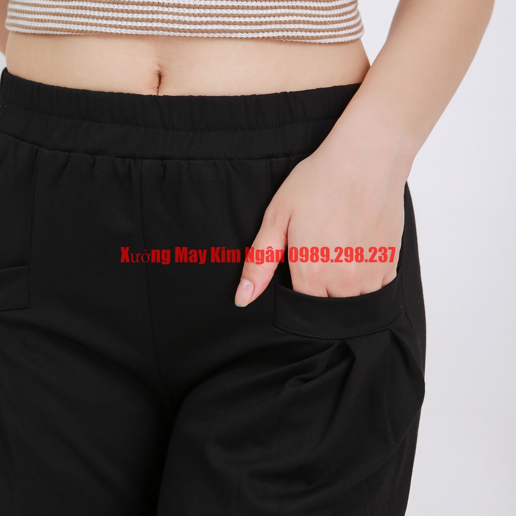 Quần jogger nữ ,bo gấu ,phong cách trẻ trung năng động umi 48